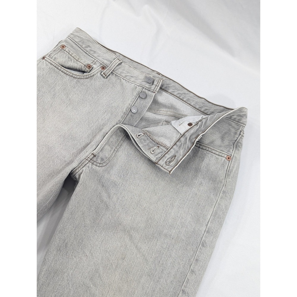 Vintage 90s Levi's 501-0648 Denim Jeans Made in USA Grey Stone Wash‎ 34x30